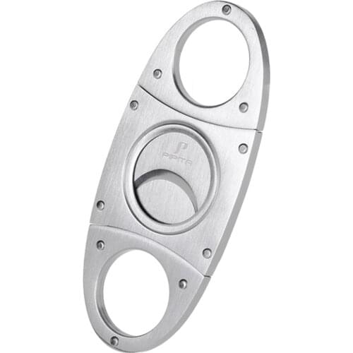 PIPITA Stainless Steel Cigar Cutter Metal Classic Portable Cigar Cutter Guillotine With Gift Box Cigar Scissors Gift