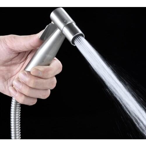 Bathroom Handheld Bidet Faucet Self Cleaning Toilet Accessories Sets Stainless Steel Water-Tap Washing Tools Kitchen Gadgets