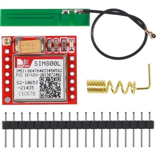 SIM800L GPRS GSM Module Micro SIM Card Core Quad-band TTL Serial Port Antenna PCB Wireless WIFI Board for Arduino Smart Phone