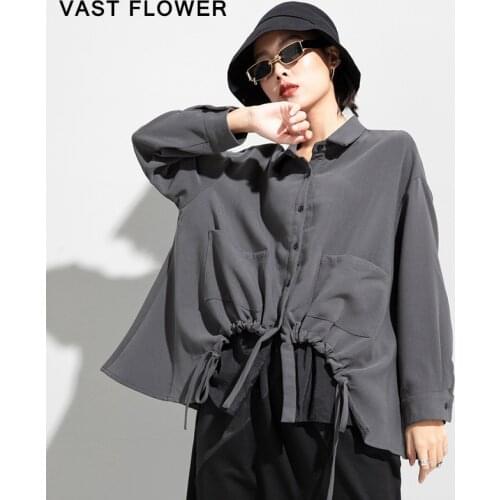 VAST FLOWER Womens Long Sleeve Shirts
