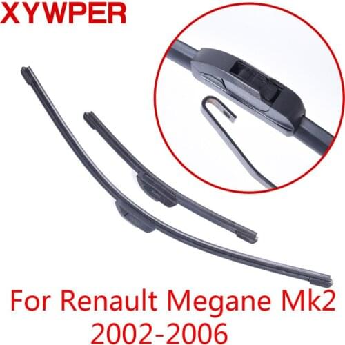 XYWPER Wiper Blades for Renault Megane MK2 2002 2003 2004 2005 2006 Car Accessories Soft Rubber car windscreen wipers