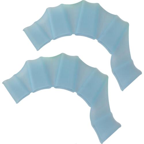 1pc NEW Unisex Frog Type Silicone Girdles Swimming Hand Fins Flippers Palm Finger Webbed Gloves Paddle Water Sports S/M/L