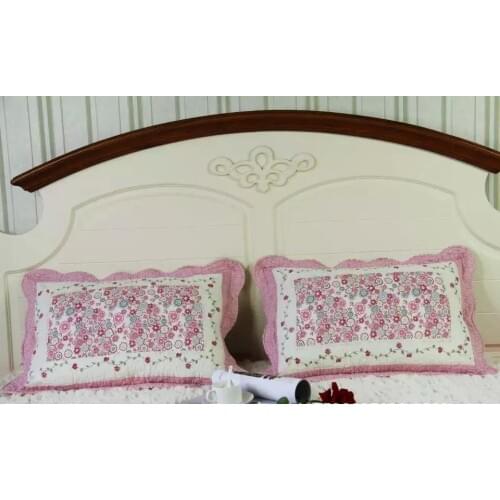 1pc Pillow Case Cotton comfortable soft printed pastoral floral cartoon pillow cover 40*60cm Valentines Day Gift Decorative