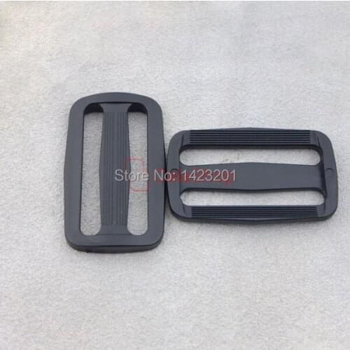 100 pcs / Lot 2" 50mm Plastic Triglides Slides for Buckle Leather strap Belt Webbing Free Shipping T49E1