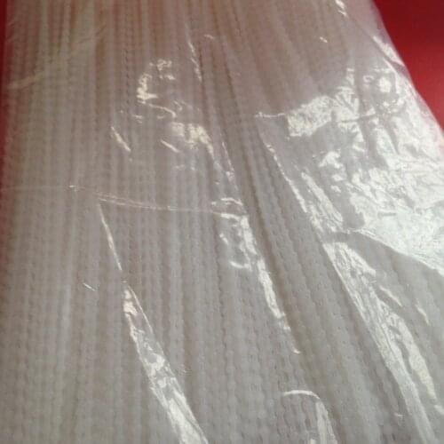 2.5*240mm bead tie nylon cable ties White Color Plastic Nylon Beaded push mount ties Slipknot loose tie bead type konza belt