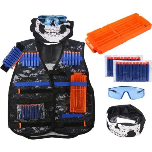 2020 Kids Tactical Vest Suit Kit Set For Nerf N-Strike Elite Outdoor Game Kids Tactical Vest Holder Kit Accessories Toys Hunting
