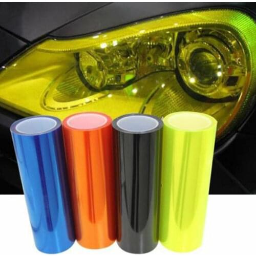 30x60cm Car Stickers for lamp Headlight Film Transpare Vinyl Sticker Car Smoke Fog Light Taillight Colored Wrap Films