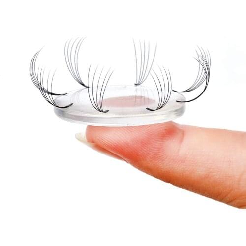5Pcs Reusable Washable Easy Fan Silicone Lash Pads Volume Lash Patches Eyelash Extension Make Fans Eyelash Holder Makeup Tool