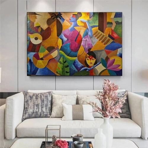 Abstract Wall Art Pictures Canvas Painting Modern Home Decor Artworks HD Canvas Oil Painting Print For Living Room Decor