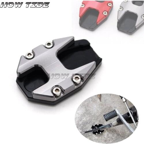 For HONDA CB190R CBF190 CB190X CB 190R Aluminum Motorcycle Accessories Side Kickstand Stand Extension Support Plate pad