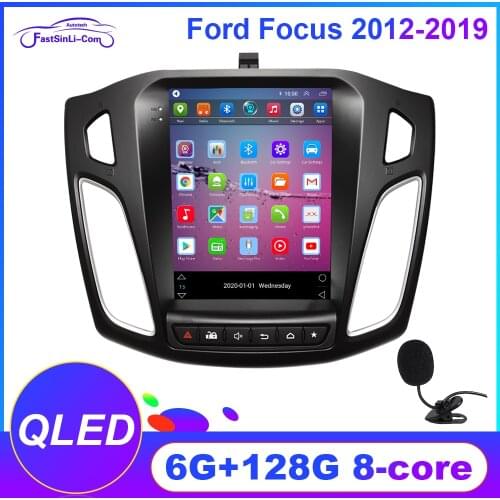 Tesla Screen Car Multimedia Player Radio Video Player Android GPS Navigation Plyaer for Ford Focus 3 Mk 3 2011 2013-2015