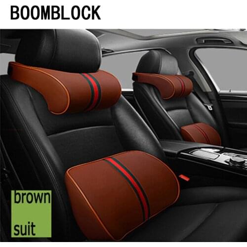Auto Car-styling Neck Pillow Cushion Seat Support For Honda Civic Audi A4 B9 B8 B7 A5 TT A7 Lifan X60 Nissan Qashqai Accessories