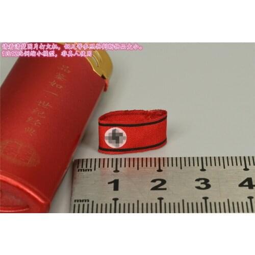 BGS009 1/12 Scale Big Head Soldier Thin Person Armband B Model for 6"