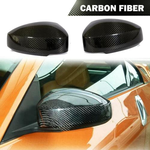 Carbon Fiber Side Mirror Cover Caps Fit For Nissan 350Z 2003-2009