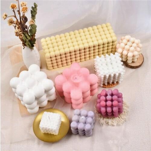 Large Cube Candle Molds 12cm Cube Ball Art Candle making Silicone Candle Mold Handmade Soap Mold Plaster Mould