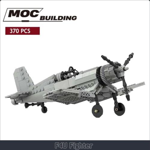 F4U Fighter World War II Military Series World War II Aircraft MOC Building Bricks Toys ww2 aircraft