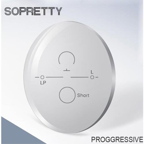 ADD+0.75~+3.00) Anti blue light Photochromic Multifocal Progressive Glasses Lens ,Presbyopia Prescription Optical Lenses