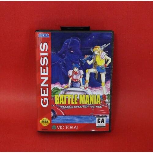 Battle Mania 2 16 bit MD Game Card For Sega Genesis Mega Drive With Retail Box