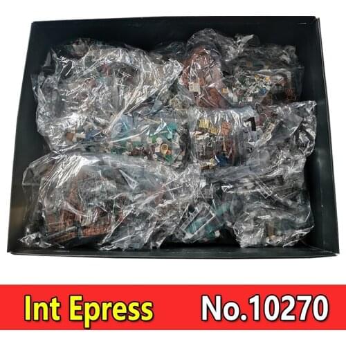 1:1 City Street View Series Bookshop Book Shop Store 10270 2504Pcs Bricks Building Blocks Education Toys Girl Gifts