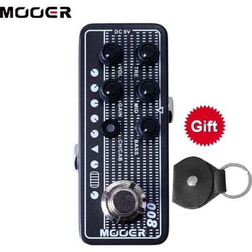 Mooer M008 CAli MK3 Electric Guitar Effects Pedal Speaker Cabinet Simulation High Gain Tap Tempo Bass Accessories Stompbox