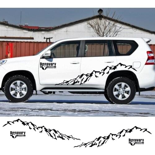 Car Side Door Stickers Vinyl Film Auto DIY Styling Decals For Toyota Prado Land Cruiser Highlander rav4 Car Tuning Accessories
