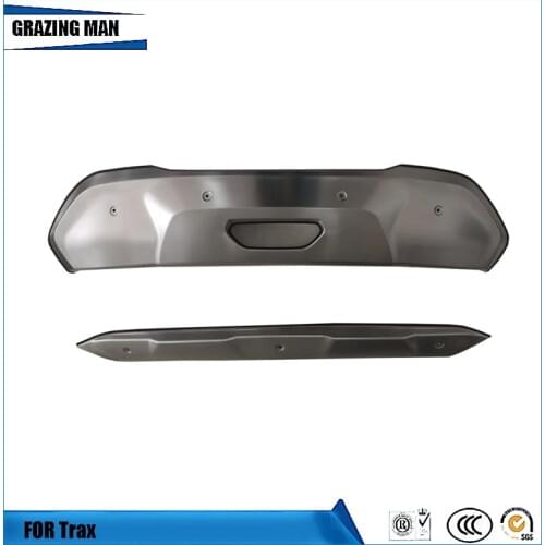 New Arrival Stainless Steel Front and Rear Protector Plate for Tracker/Trax 2019 Skid Plate