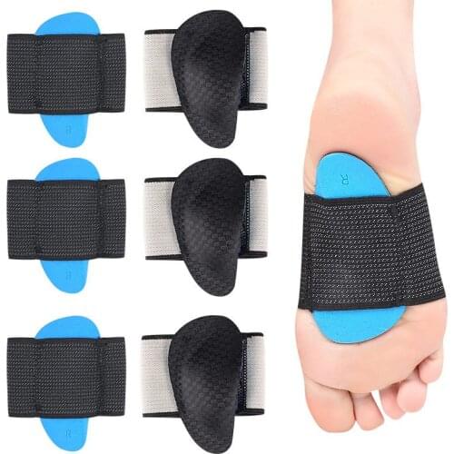 EVA Sports Palm and Foot Pads Flat Arch Support Half Pads for Men and Women Inside and Outside Eight-shaped Orthopedic Foot Pads