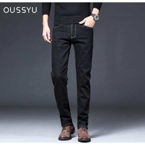Мужские зауженные джинсы OUSSYU China At AliExpress