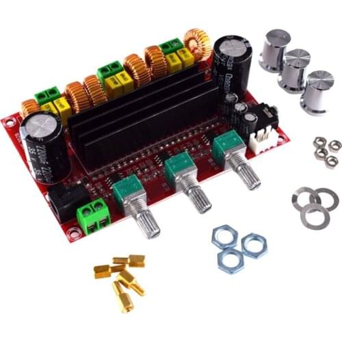 2.1 Digital Audio Power Amplifier Board 2 * 80W + 100W TPA3116D2 Subwoofer Amplifiers DC12-26V amplificador module