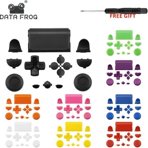 Data Frog Full Sets Replacement Part Buttons For PlayStation4 PS4 Controller Replaceable Button Mod Kit For PS4 Game Accessories