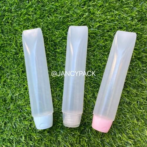 Clear/Pink/Blue 30ml 50ml Plastic Empty Squeeze Bottle Travel Cream Lotion Shampoo Tube Portable Cosmetic Facial Cleanser