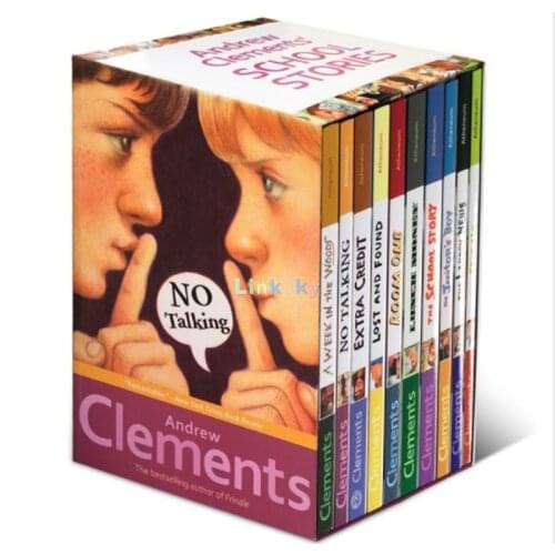 THE SCHOOL STORY Andrew Clements Guided Reading Lot of 10 Paperbacks, Plenty of Intriguing Side Stories ,for 8-12 Years
