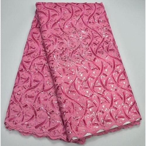 High Quality African Lace Fabric 2017 Latest Organza Lace Fabric Sequins Embroidered Hot Sale Lace Fabric For Dress XY7241