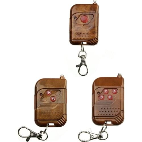 Xuanlongyuan 1 2 4 CH RF mahogany Transmitter 1CH 2CH 4CH RF Wireless Remote Control ,315/433.92 MHZ,PT2264 /lamp/ Garage Door