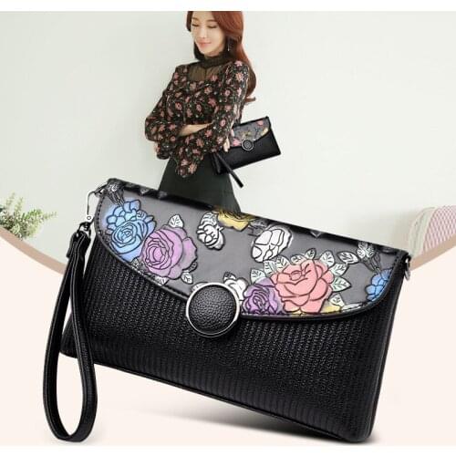 Bag female 2018 new mini wild Messenger ladies banquet bag handbags wallet personalized fashion printing EnvelopeNB094