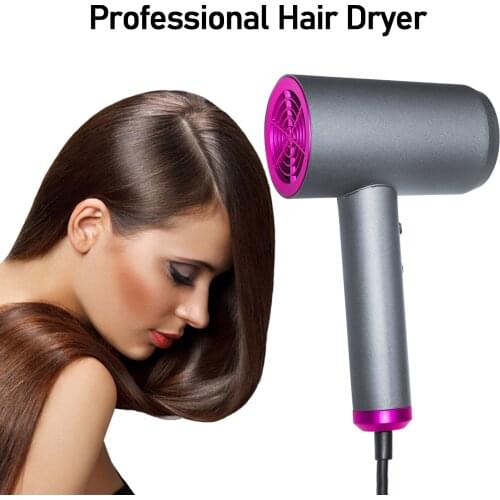 1800W Professional Hair Dryer Strong Power With Hot & Cold Air Wind Hammer Blow Dryer Salon Styling Tools Electric Hair Dryer