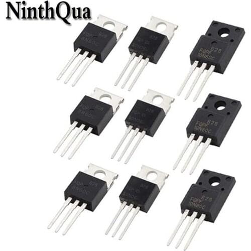 2pcs FQPF/FQP electronic component connector 5N60C 4N60C 10N60C 12N60C 8N60C TO-220 F field effect tube