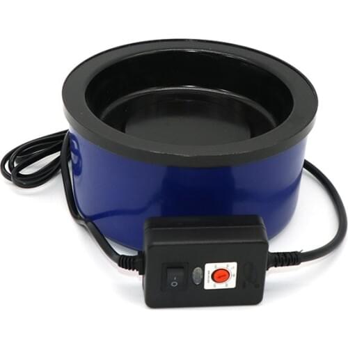 250W Keratin Fusion Hot Glue Pot Adjustable Temperature Professional Hair Extension Tool Large Capacity Connector Glue Stove