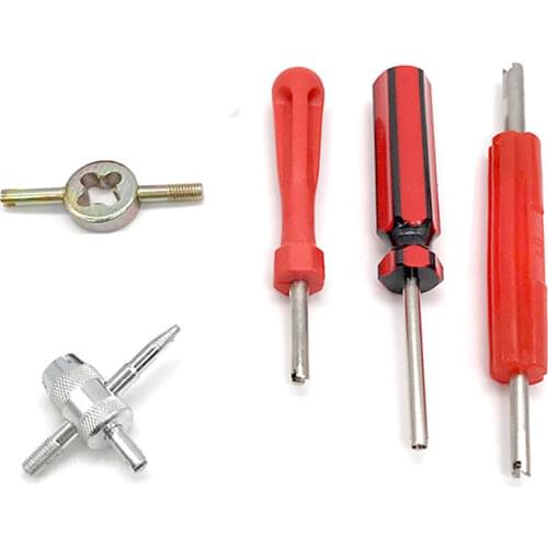 4 Way Car Truck Tire Screwdriver Valve Stem Core Remover Installer Tool Durable x2