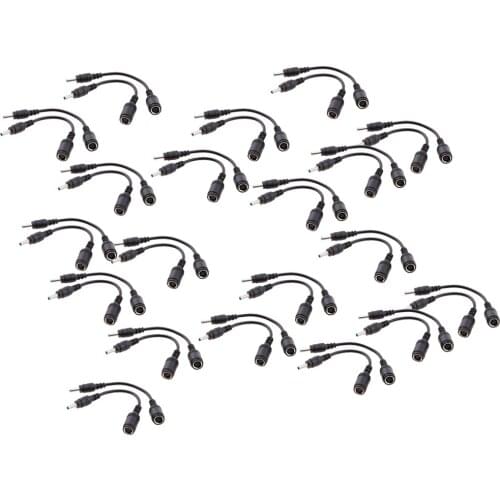 40x DC Power 4.5 x 3.0mm Male to 7.4x 5.0mm Female Jack for HP DELL Cable