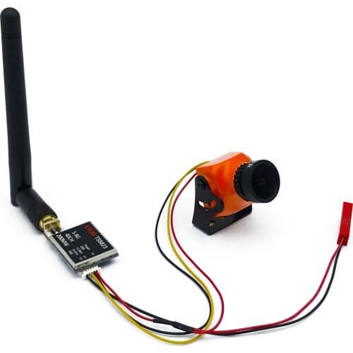 5.8G FPV Set Video 200/600mw TS5823 Transmitter and Mini CCD 800TVL FPV Camera 2.1mm/2.3mm Lens SUPER HADII for FPV Drone car