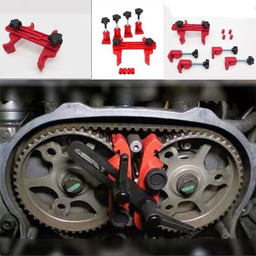 9 Piece universal car automatic double cam clamp camshaft engine timing sprocket gear locking tool kit chain