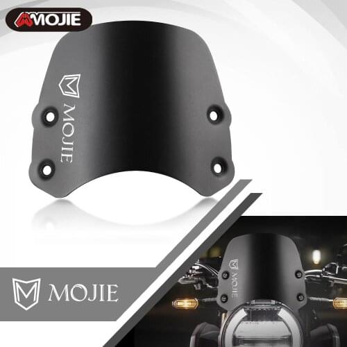 Aluminum Brushed Fairing Motorcycle Front Windshield Windscreen Wind Deflector FOR HONDA CB650R Neo Sports Cafe 2019 2020 2021