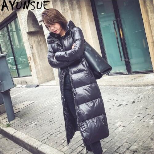 AYUNSUE Women Clothes 2020 Winter Coat Women Duck Down Jacket Women Korean Puffer Jackets Long Coat Doudoune Femme Hiver MY1494