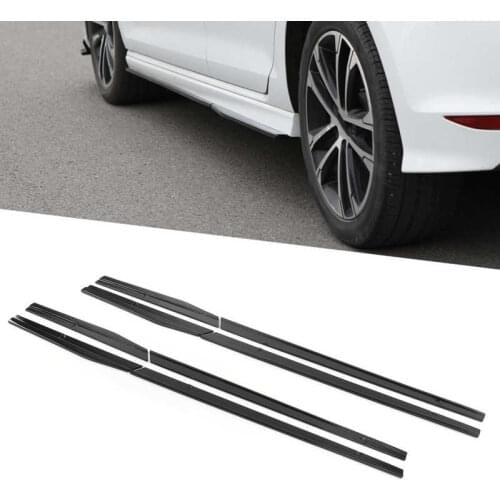 Side Skirt Extensions Winglet Splitters for RZ Style for Volkswagen Golf MK7 MK7.5 GTI R R-Line 2013-2020