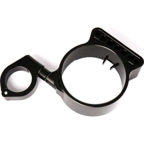 Black CNC SIDE MOUNT SPEEDO RELOCATION BRACKET CASE FIT FOR HARLEY SPORTSTER 1995-2014