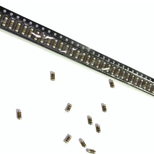 50Pcs/Lot/ 0204 Color Ring SMD Wafer Resistance 0204 4K32 4.32K Ohm 0.5% Cylindrical Resistance MMA02040D4321DB300 MMA0402D4321