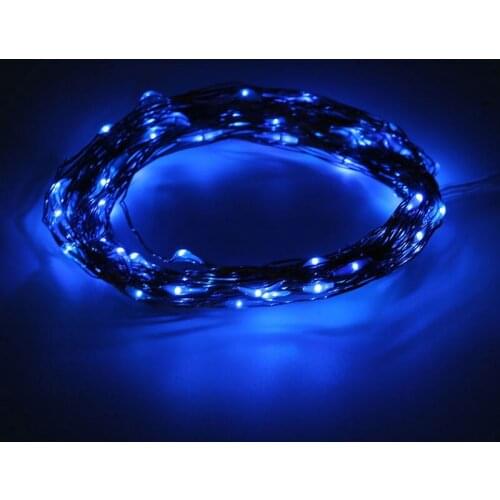 Solar powered 20M 200 LEDs starry Copper Wire flexible String Fairy Light moon vine lamp Xmas Christmas Wedding party tree Decor