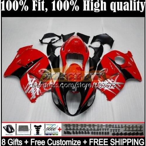 Injection For SUZUKI Hayabusa GSXR1300 96 97 98 99 00 01 20CL.8 GSXR 1300 CC 2002 2003 2004 2005 2006 2007 Fairing Factory red