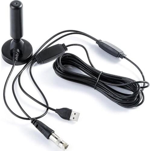 Indoor High Gain 30dBi Digital DVB-T/FM Freeview Aerial TV Antenna for HD TV HDTV 120 Miles 1080P Television Antennas Amplifier